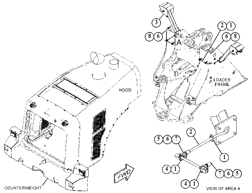 Освещение прожекторное и сигнальное 4845584 CAT
