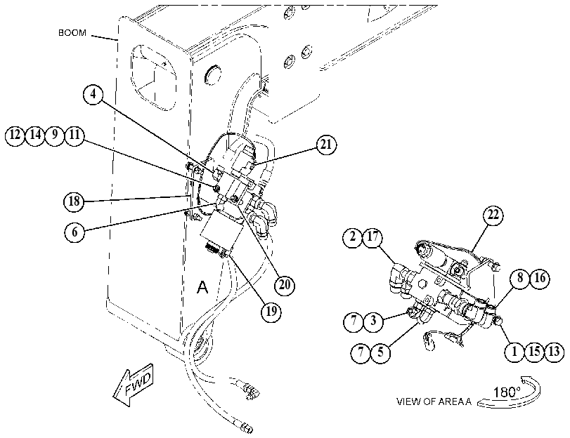 VALVE & MTG GP-DIVERTER 5077113 CAT