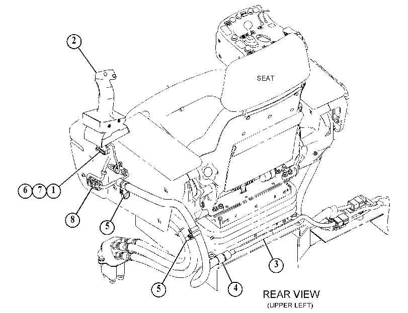 WIRING GP-STIC CONTROL 2744308 CAT