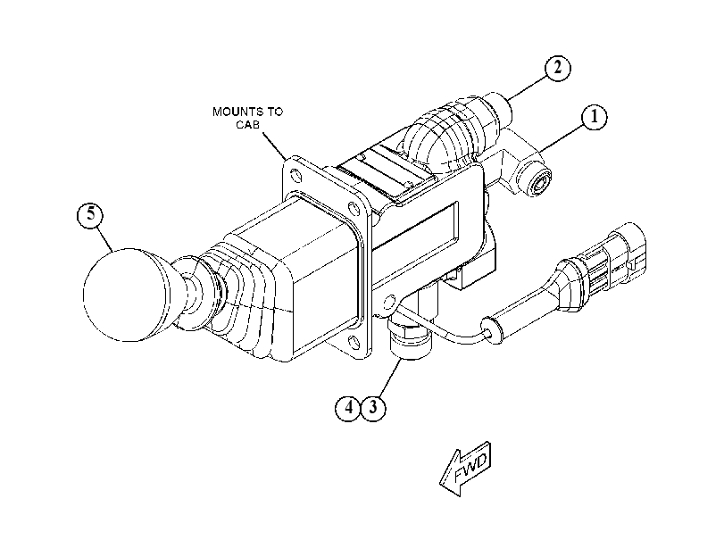 LEVER GP-HAND CONTROL 3178710 CAT