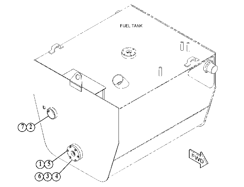 EXTENSION GP-FUEL TANK 3044296 CAT