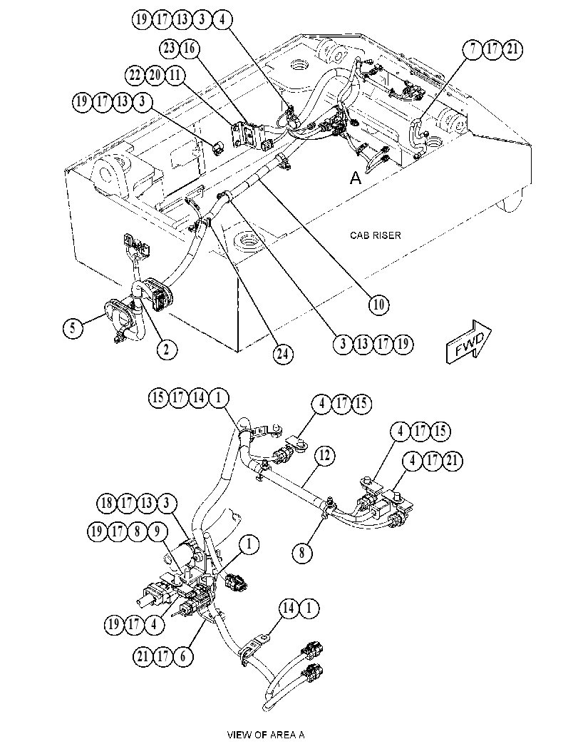 WIRING GP-RISER 4541932 CAT
