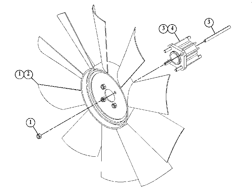 FAN GP 5193487 CAT