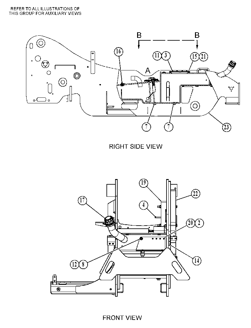 FRAME & TANK GP 4473591 CAT