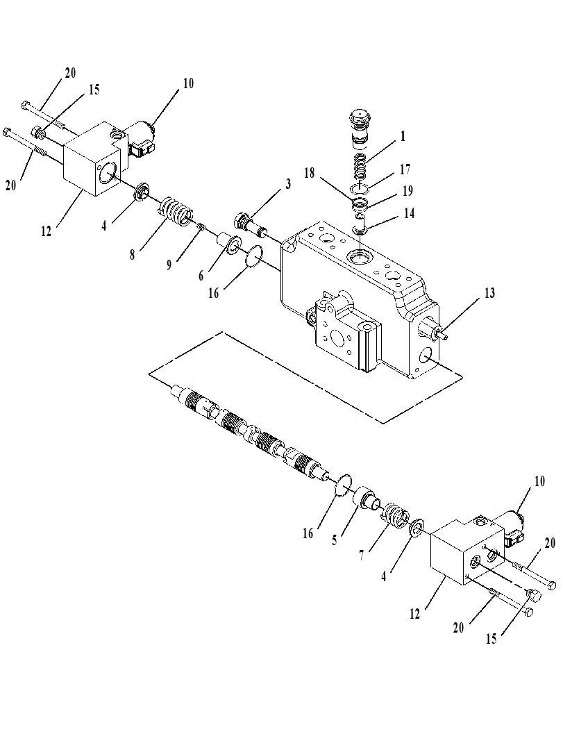 VALVE GP-HOIST CONTROL 2414680 CAT