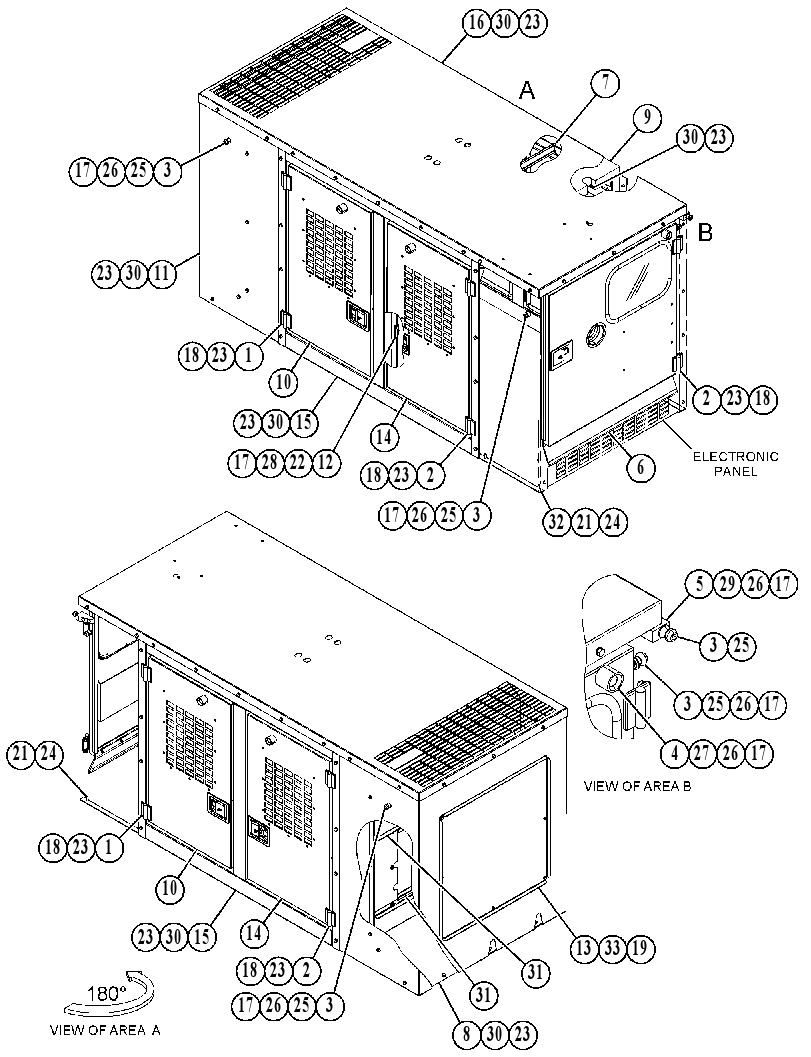 ENCLOSURE GP-GENSET 4722464 CAT
