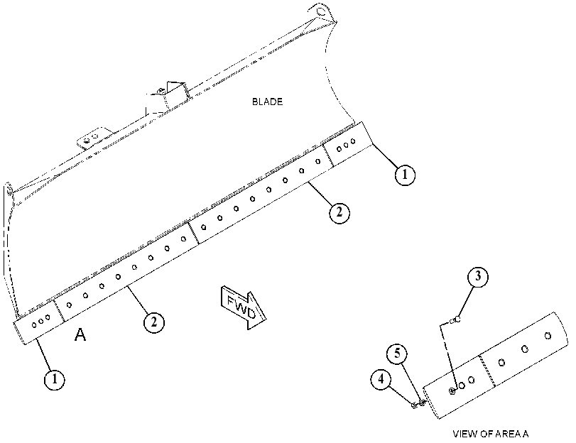 Режущая кромка 5072830 CAT