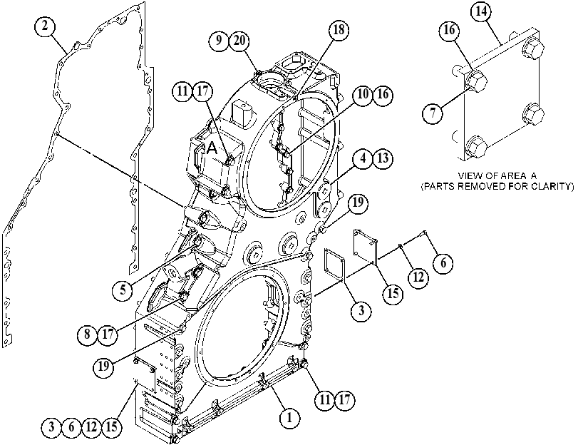 HOUSING GP-REAR 4678315 CAT