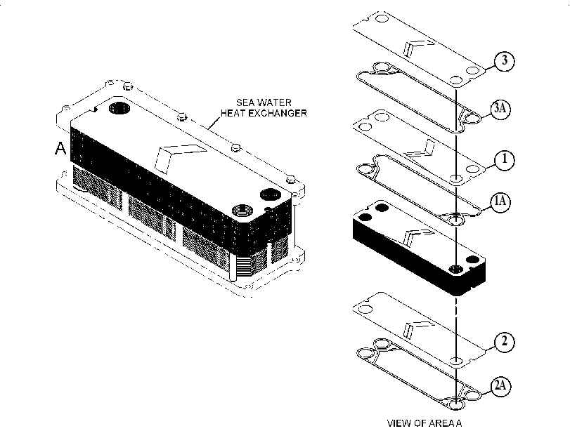 PLATE GP-HEAT EXCHANGER 4813745 CAT