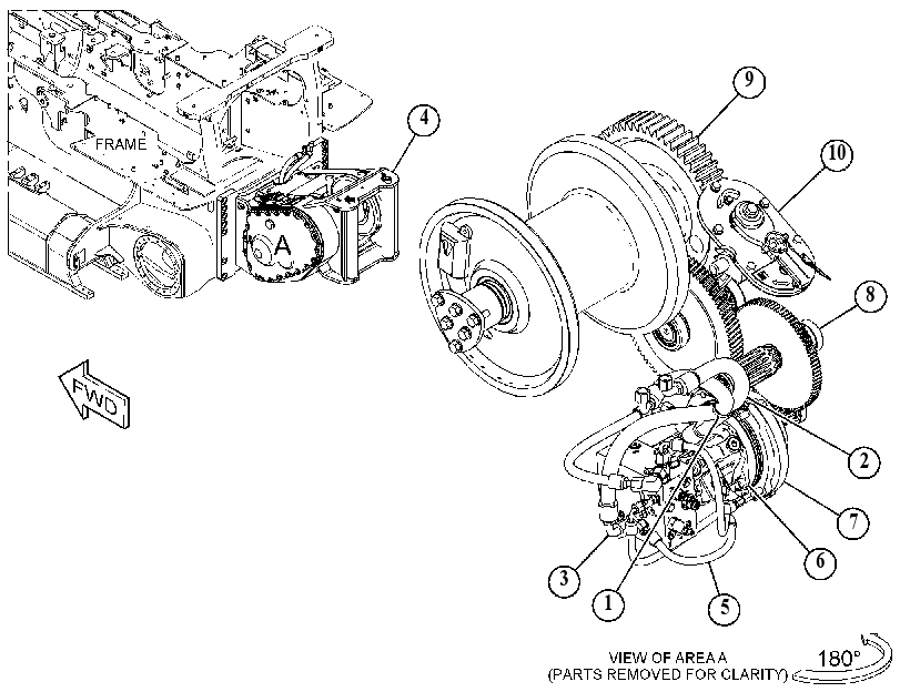 WINCH GP 4424777 CAT