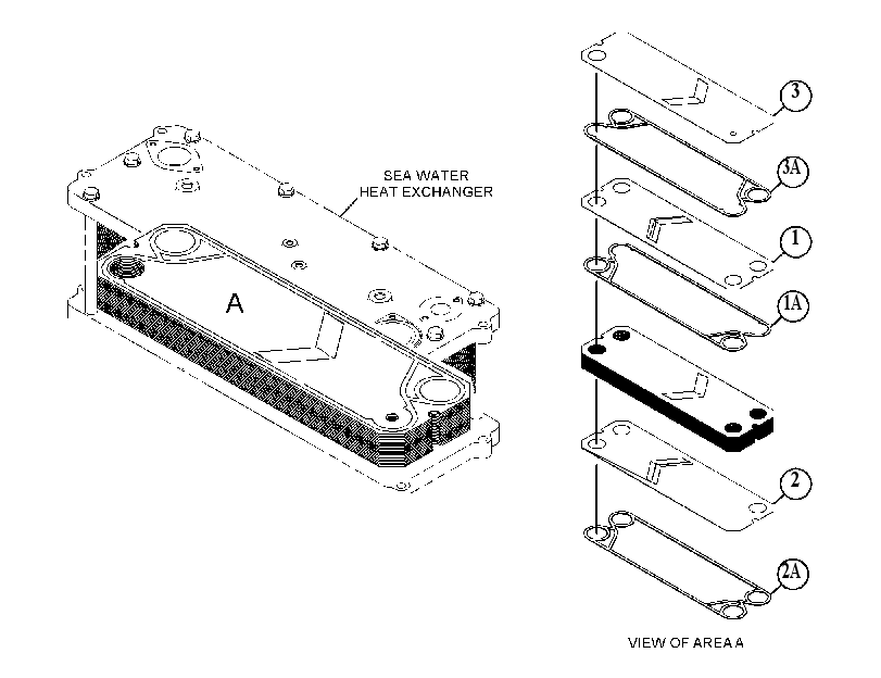 PLATE GP-HEAT EXCHANGER 4813746 CAT