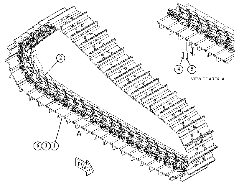 Гусеница 5026146 CAT