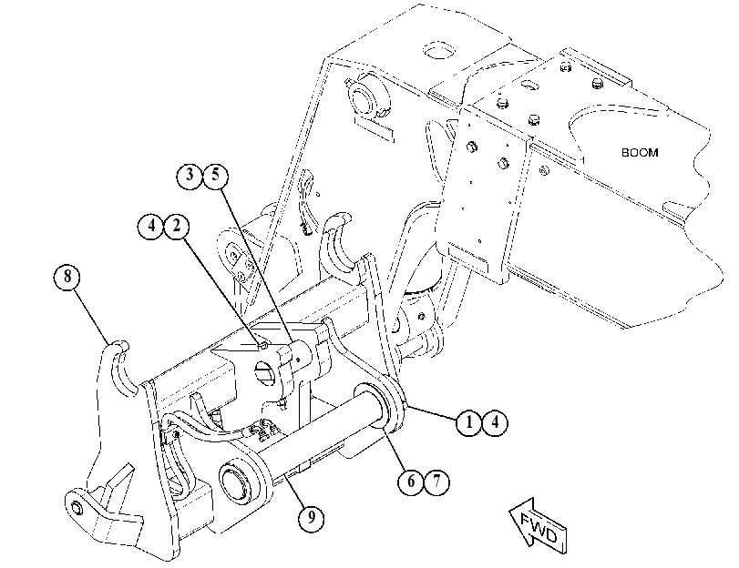 COUPLER & MTG GP-QUICK 5296465 CAT