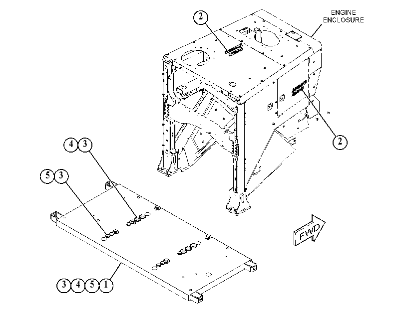 KIT-COUNTERWEIGHT 5135313 CAT