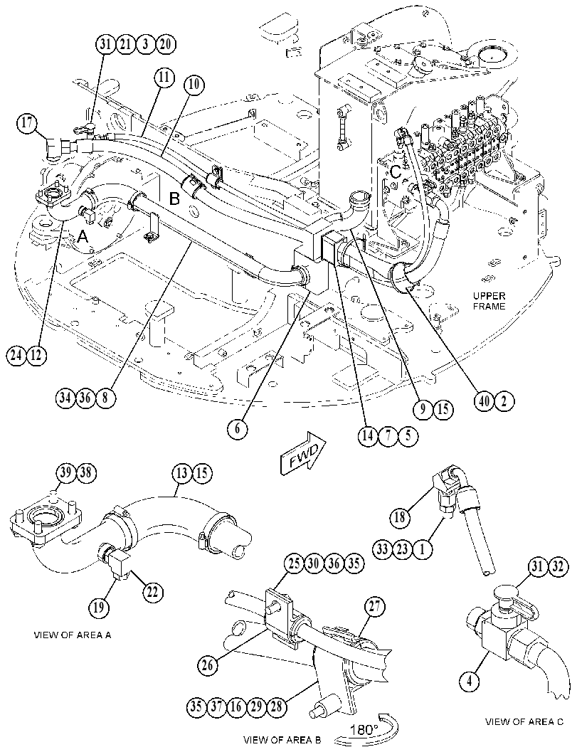 LINES GP-HYDRAULIC PUMP 4653583 CAT
