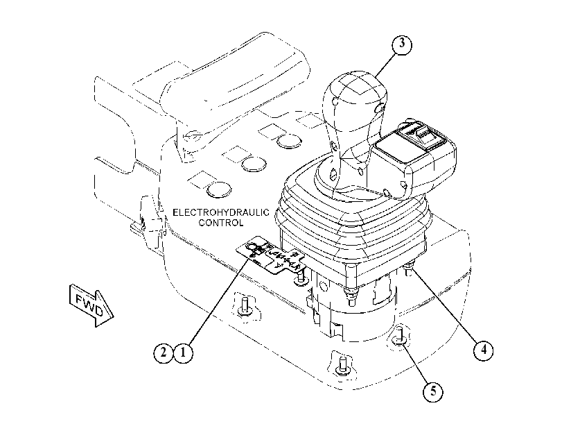 KIT-JOYSTICK CONTROL 5098389 CAT