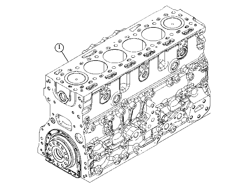 Блок цилиндров 5158450 CAT