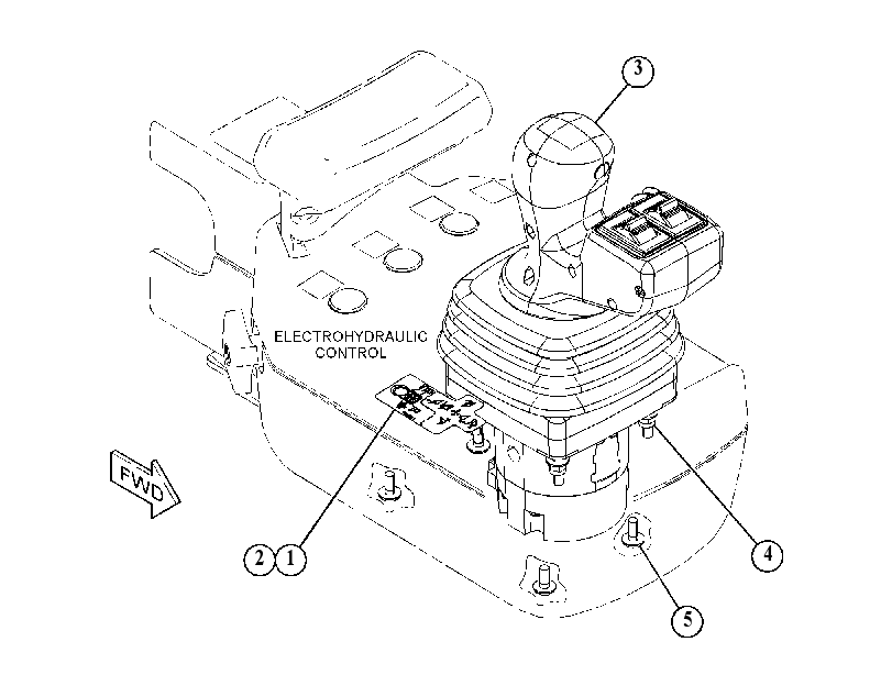 KIT-JOYSTICK CONTROL 5098391 CAT