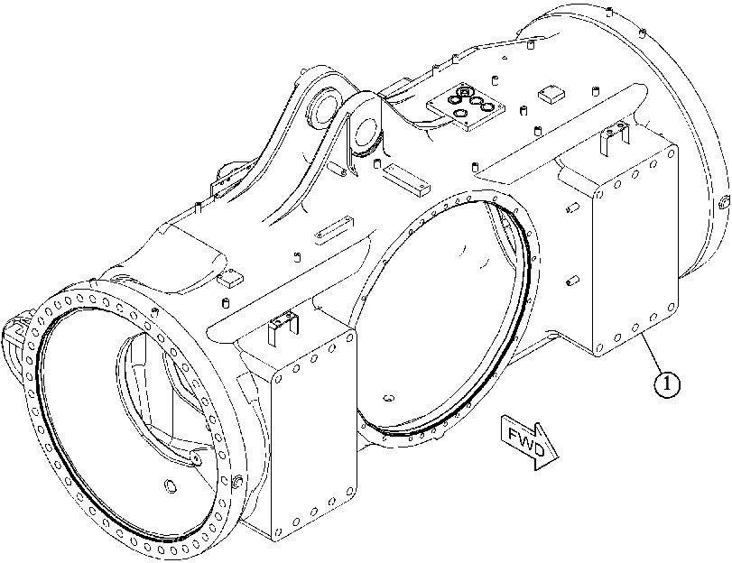 HOUSING GP-REAR AXLE 3900561 CAT