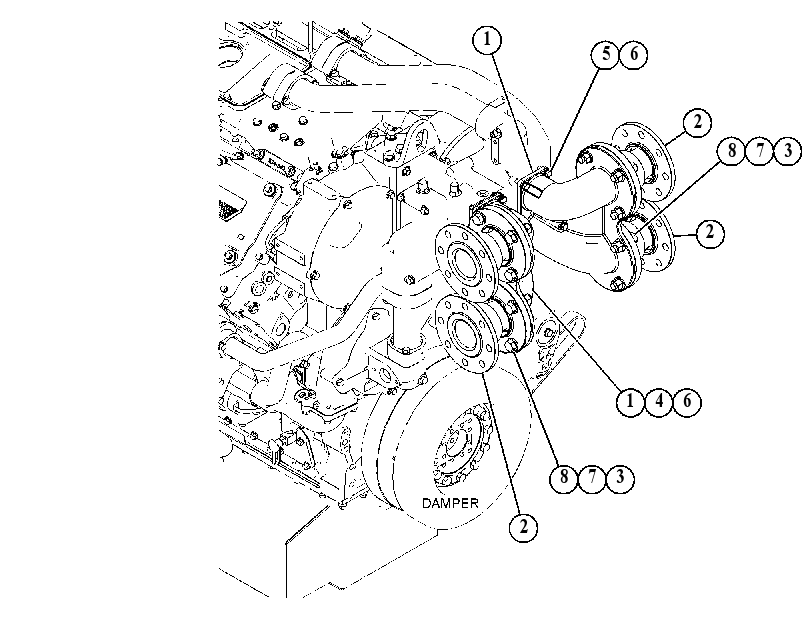 CONNECTION GP-EXPANSION TANK 4906648 CAT