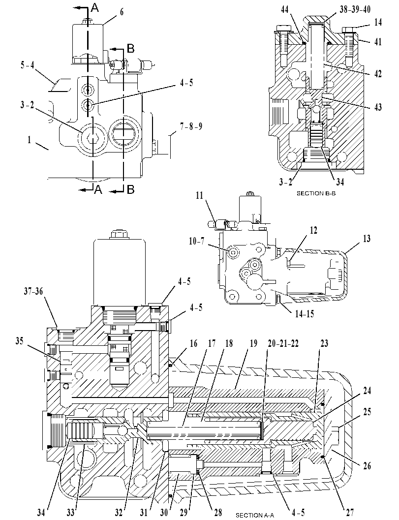 VALVE GP-LOCKUP CLUTCH & SOL 6I9476 CAT