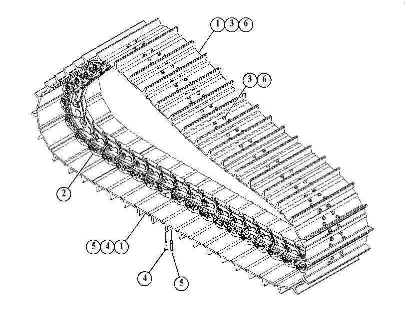 Гусеница 5026142 CAT