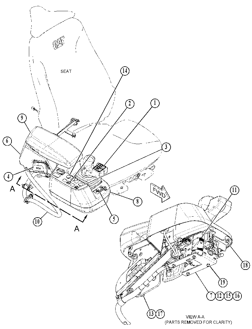 KIT-JOYSTICK CONTROL 5098226 CAT