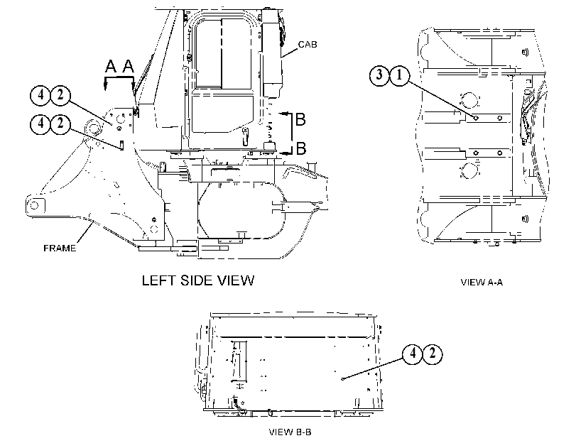HARDWARE GP-FRONT FRAME 5233380 CAT