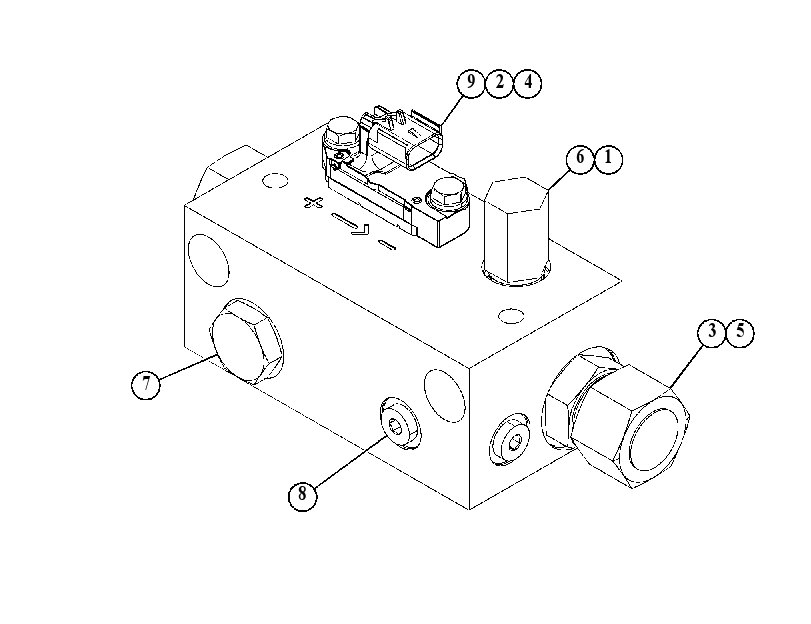 MANIFOLD GP-HYDRAULIC 5246662 CAT