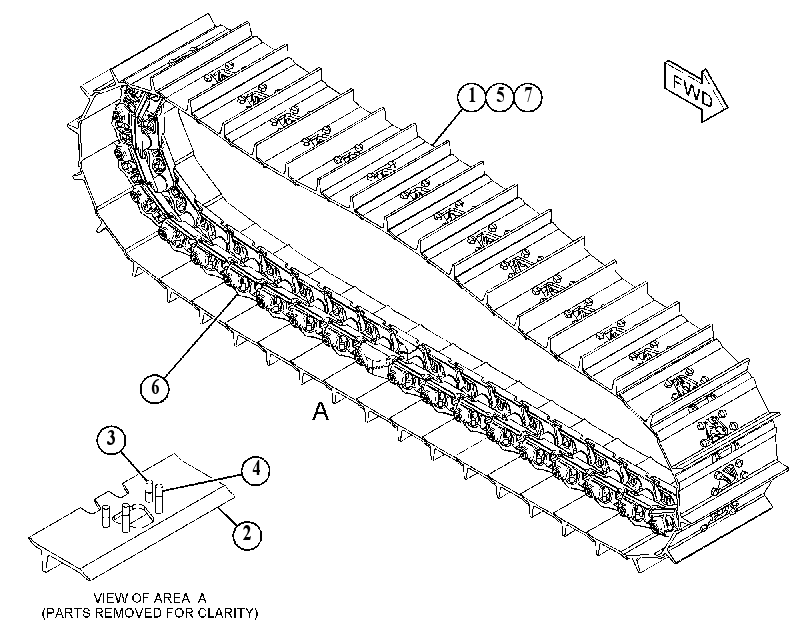 Гусеница 5287402 CAT