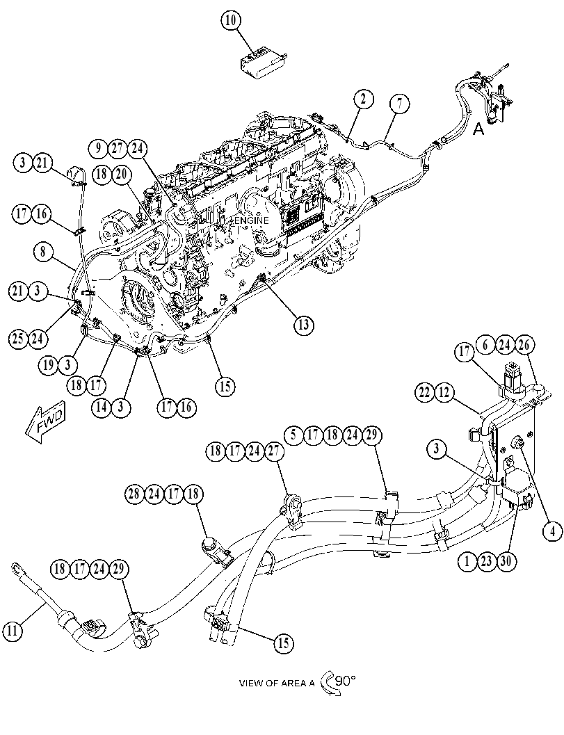 WIRING GP-BOTTOM GUARD 4848980 CAT