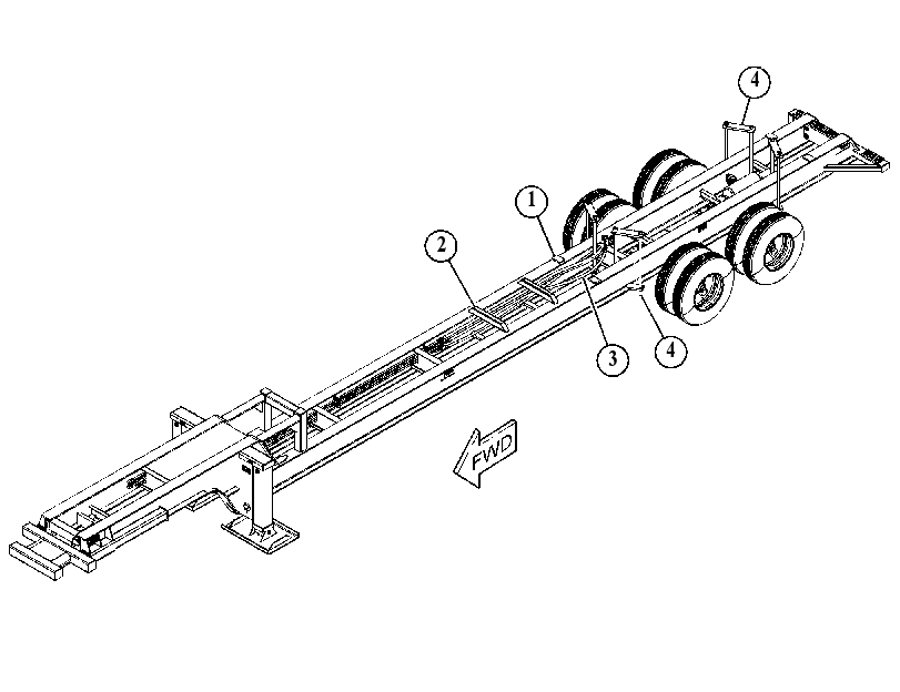 TRAILER AR-LOG LOADER 5170663 CAT