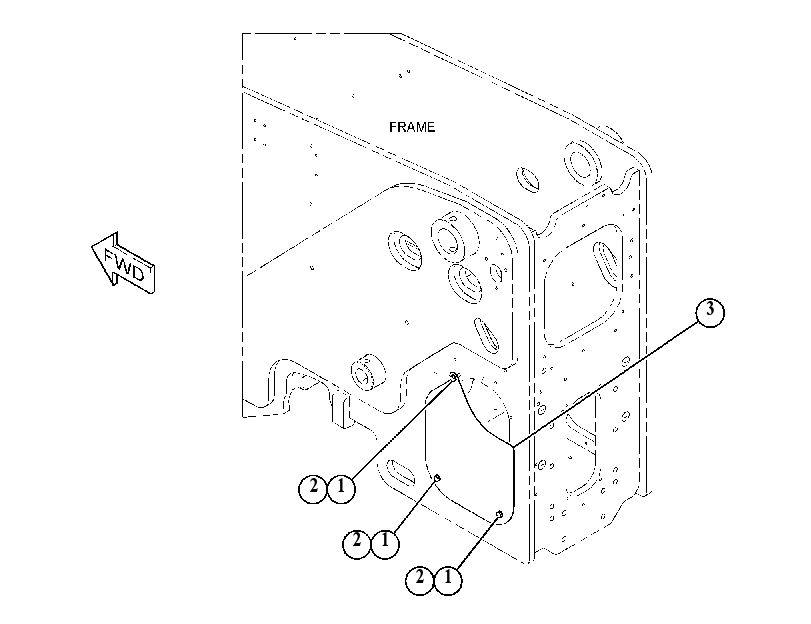 PLATE & MTG GP 5394494 CAT