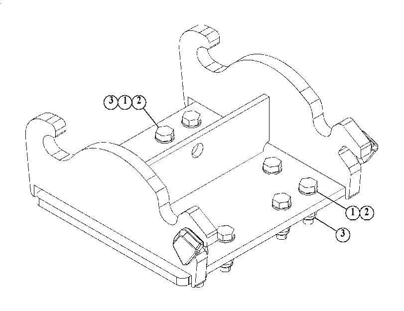 MOUNTING GP-HAMMER 5104900 CAT