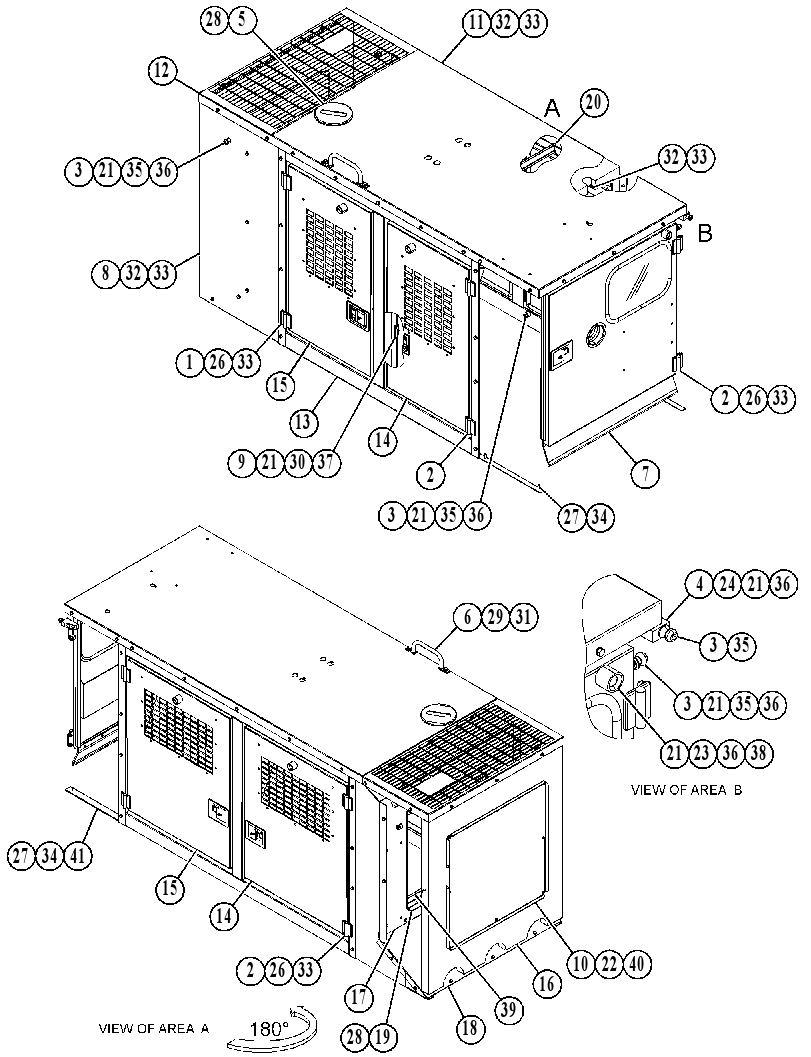 ENCLOSURE GP-GENSET 4853114 CAT