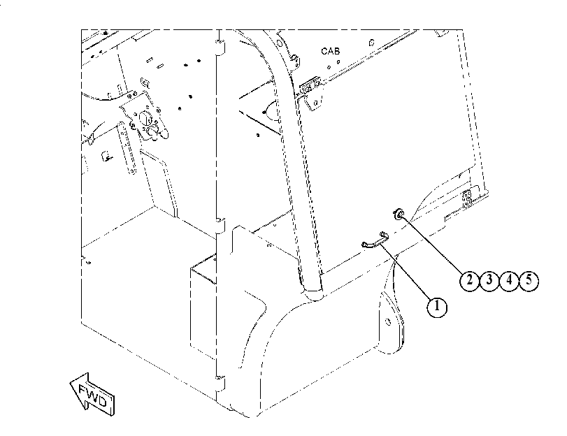 HANDLE GP-WINDOW 4780232 CAT