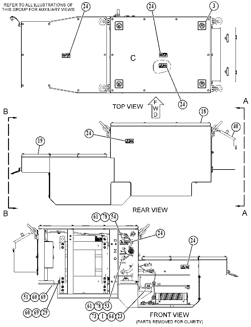 CABINET GP-INVERTER 3828079 CAT