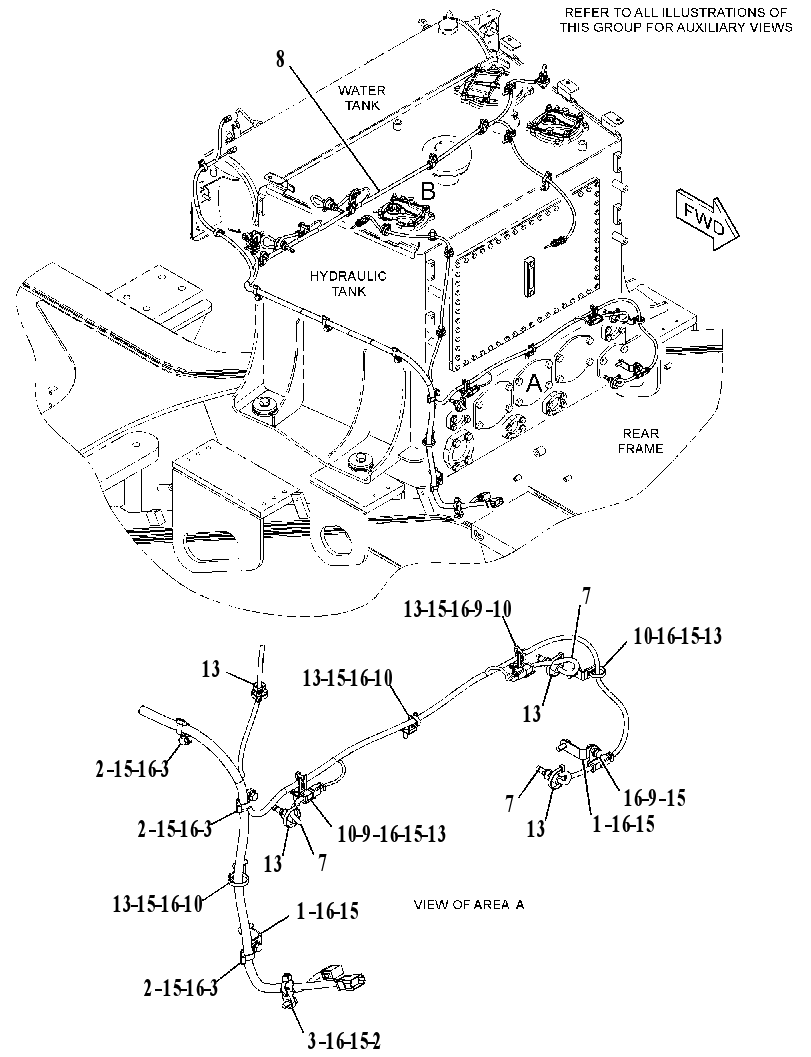 WIRING GP-HYDRAULIC TANK 3534092 CAT