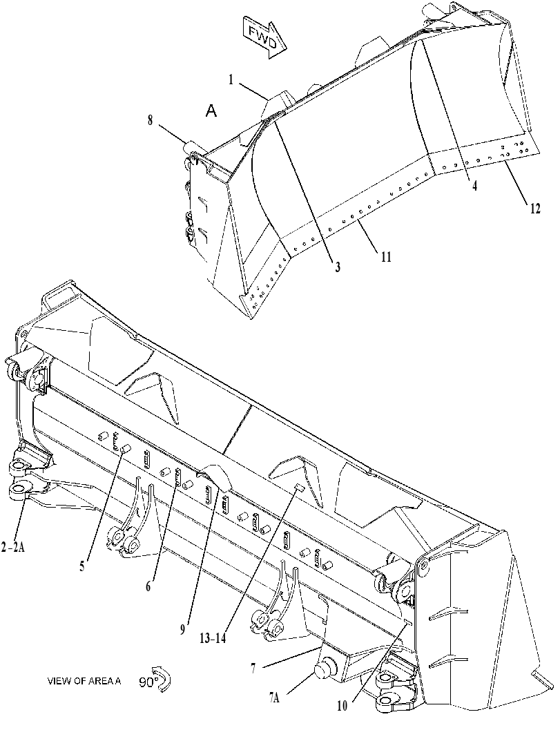 BLADE AS-UNIVERSAL 3466928 CAT