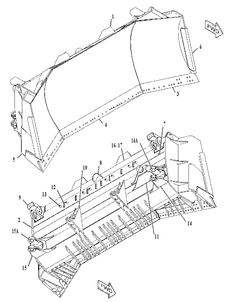 BLADE AS-UNIVERSAL 3481588 CAT