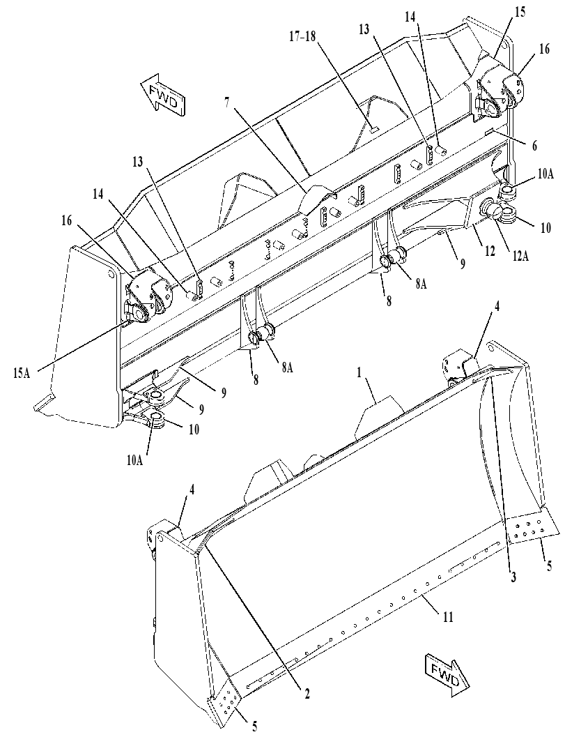 BLADE AS-SEMI-UNIVERSAL 3892101 CAT