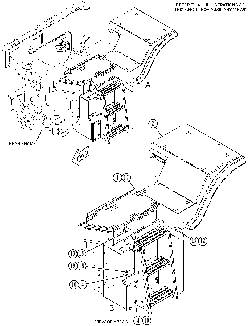 LADDER & WALKWAY GP 3686771 CAT