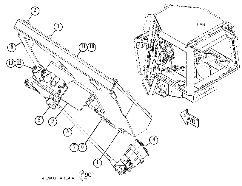 MOUNTING GP-DISPLAY 5110402 CAT