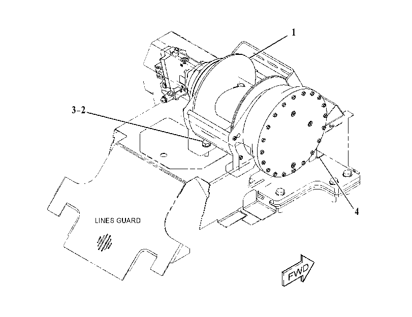WINCH GP-SKIDDER 3734623 CAT