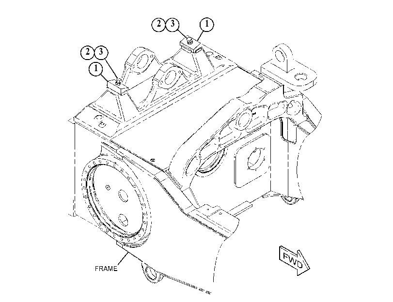 LOCK GP-OSCILLATION & STEERING 3740410 CAT