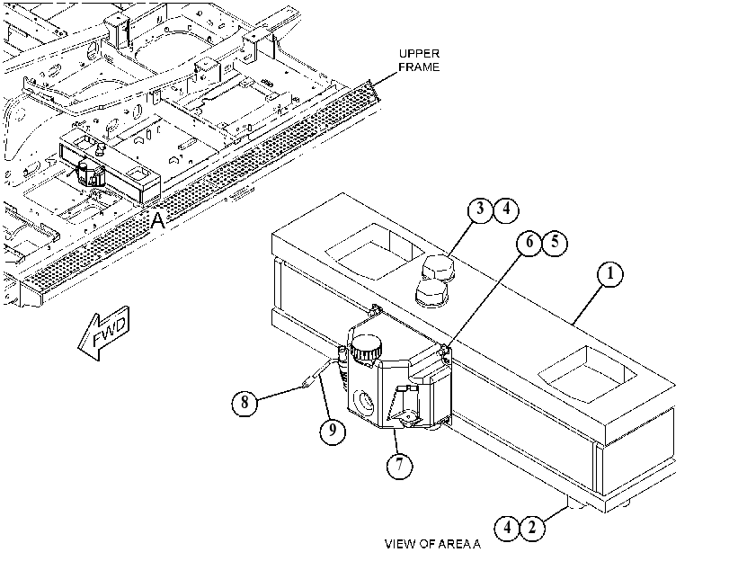 MOUNTING GP-RISER 5107777 CAT