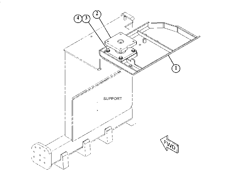 SUPPORT GP-PLATFORM 5215388 CAT