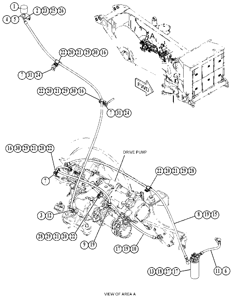 FILTER & LINES GP-HYDRAULIC 4617546 CAT