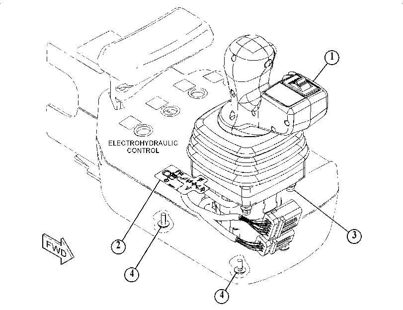 KIT-JOYSTICK CONTROL 5098395 CAT