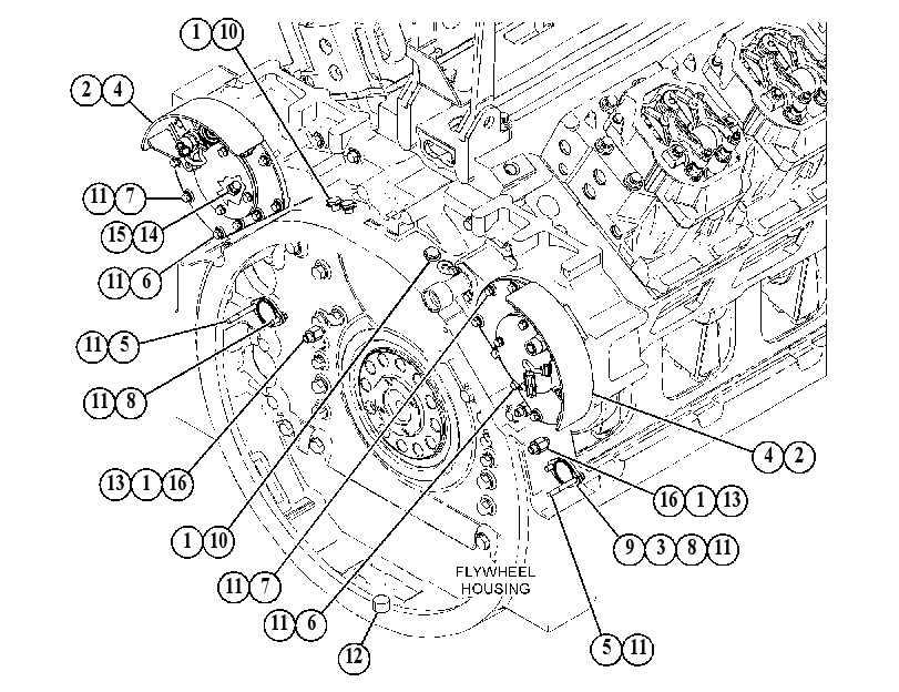 COVER GP-REAR HOUSING 4308415 CAT